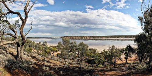 Googs Lake, South Australia, Panorama-Shot